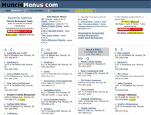Tablet Screenshot of munciemenus.com